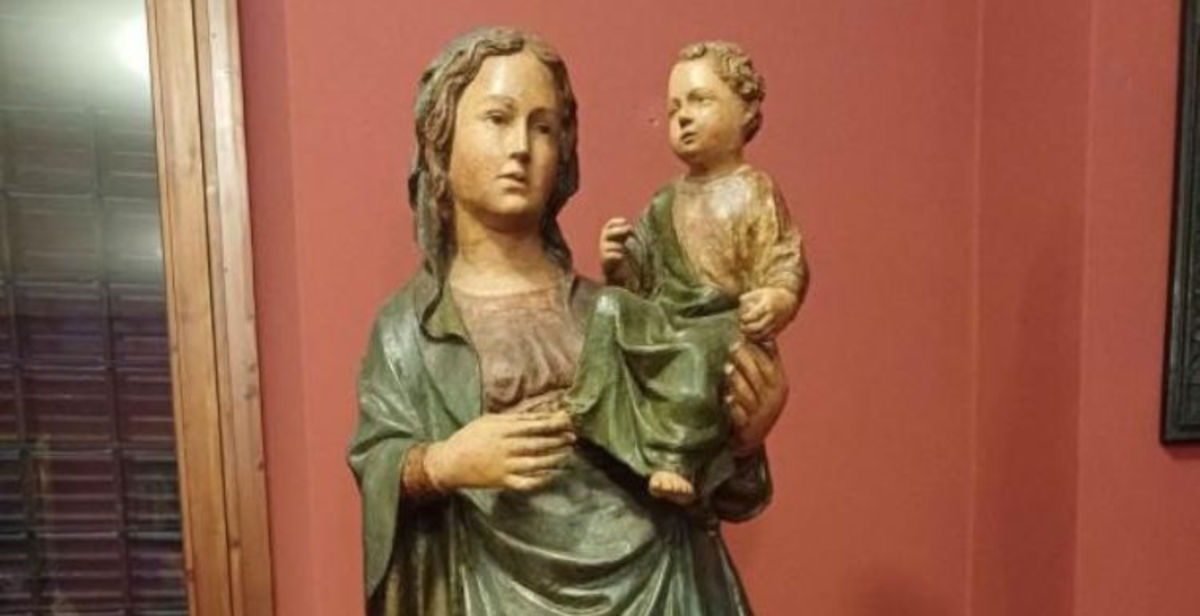 Carabinieri TPC recuperano una Madonna lignea del XIV secolo rubata nel 1977 dal Castello di Monselice