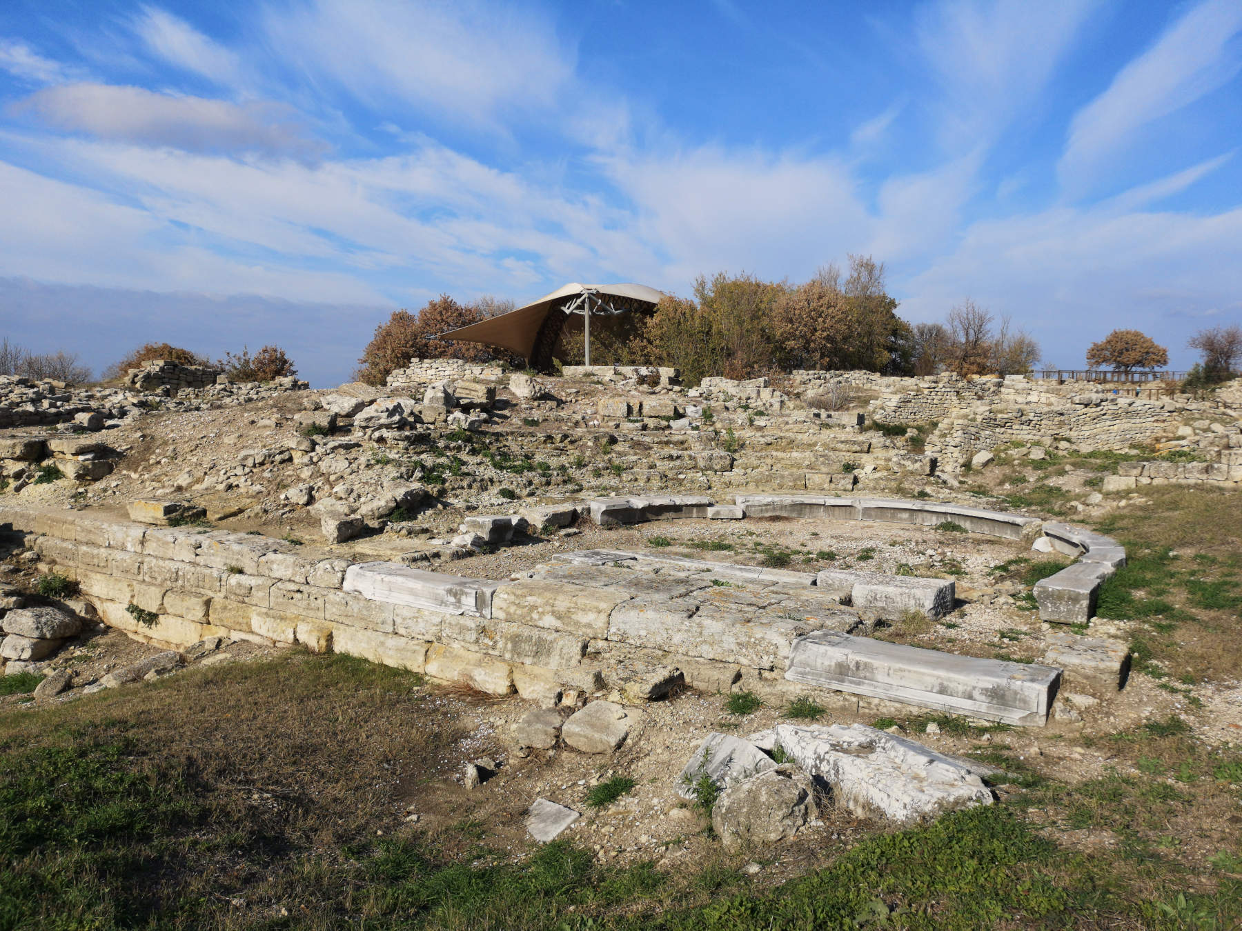 Die antike Stadt Troja in &Ccedil;anakkale. Foto: T&uuml;rkiye Turizm ve Tanıtım Geliştirme Ajansı („TGA&ldquo;)