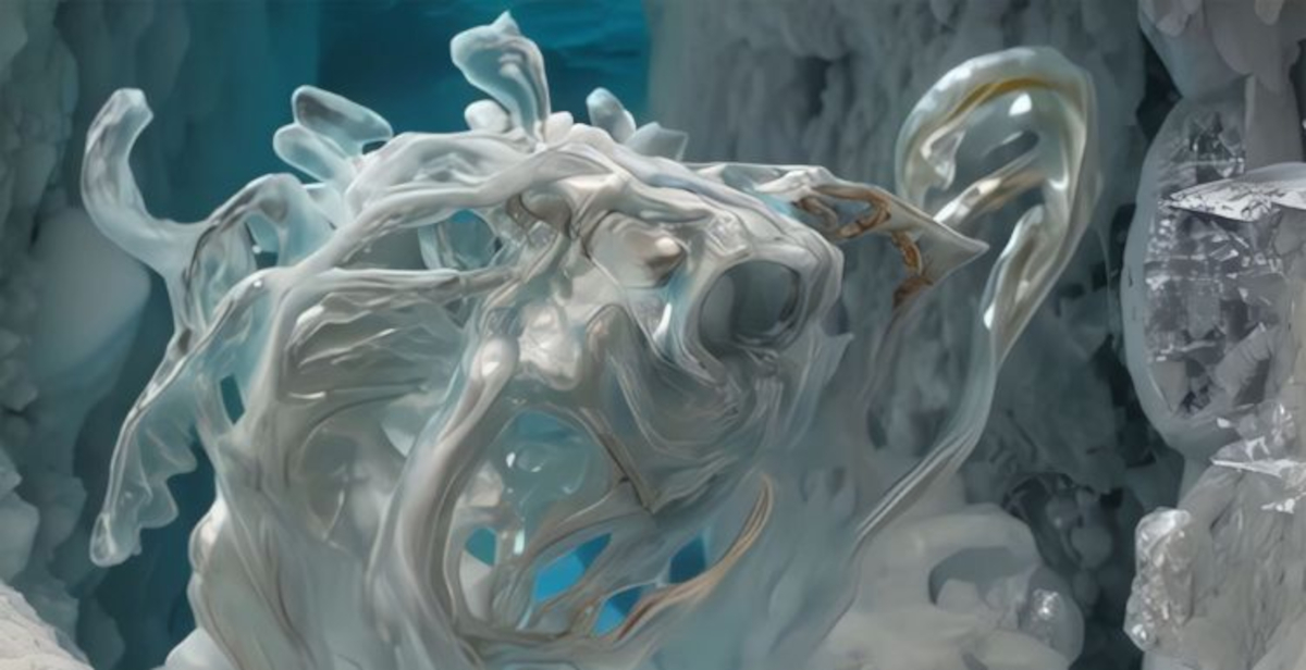 Sougwen Chung a Milano: BODY MACHINE (MERIDIANS) sul ledwall di Palazzo Citterio