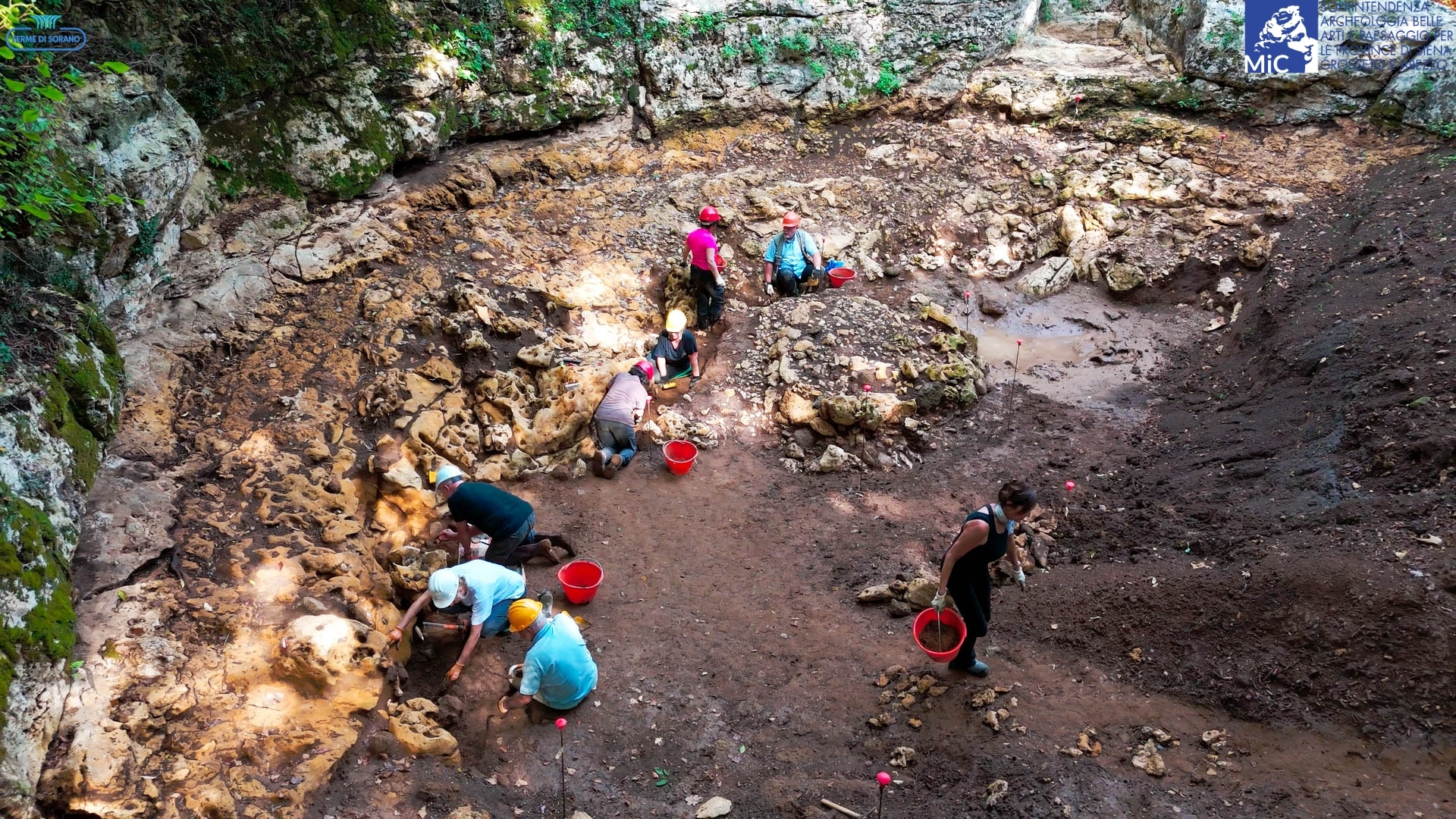 Terme di Sorano, scoperta struttura neolitica che testimonia uso delle acque termali già in epoca preistorica