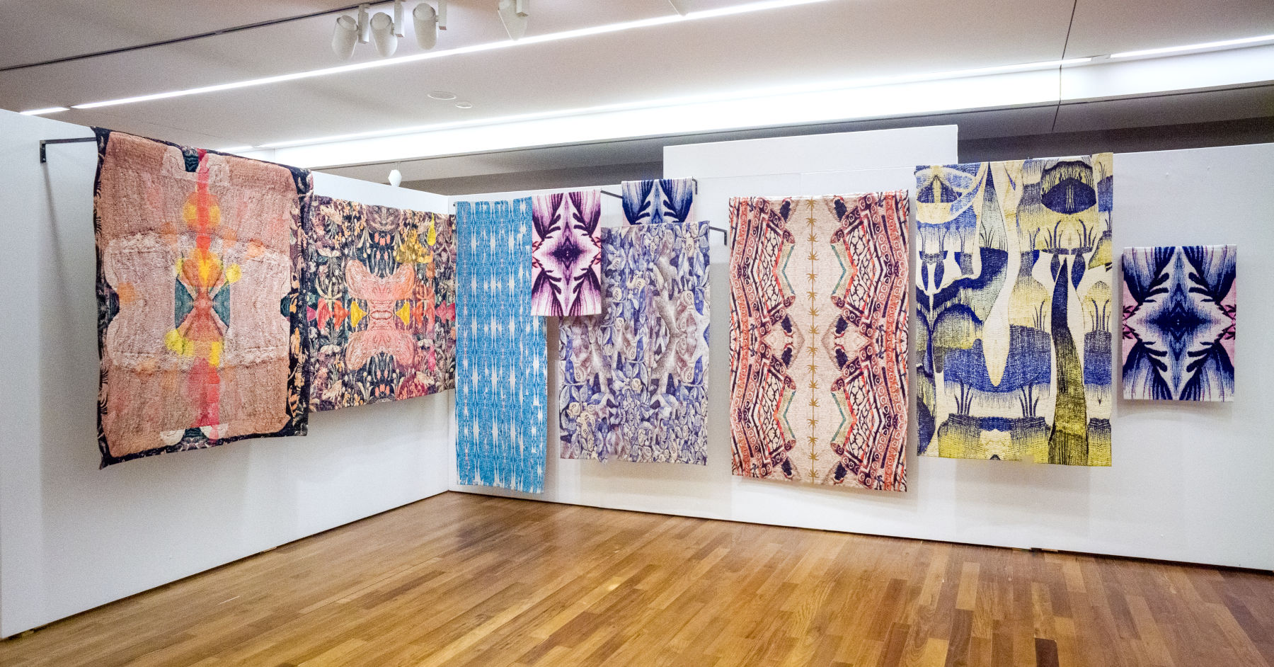 View of the group exhibition Exploratory Textures. Photo: Courtesy of Dino Zoli Foundation