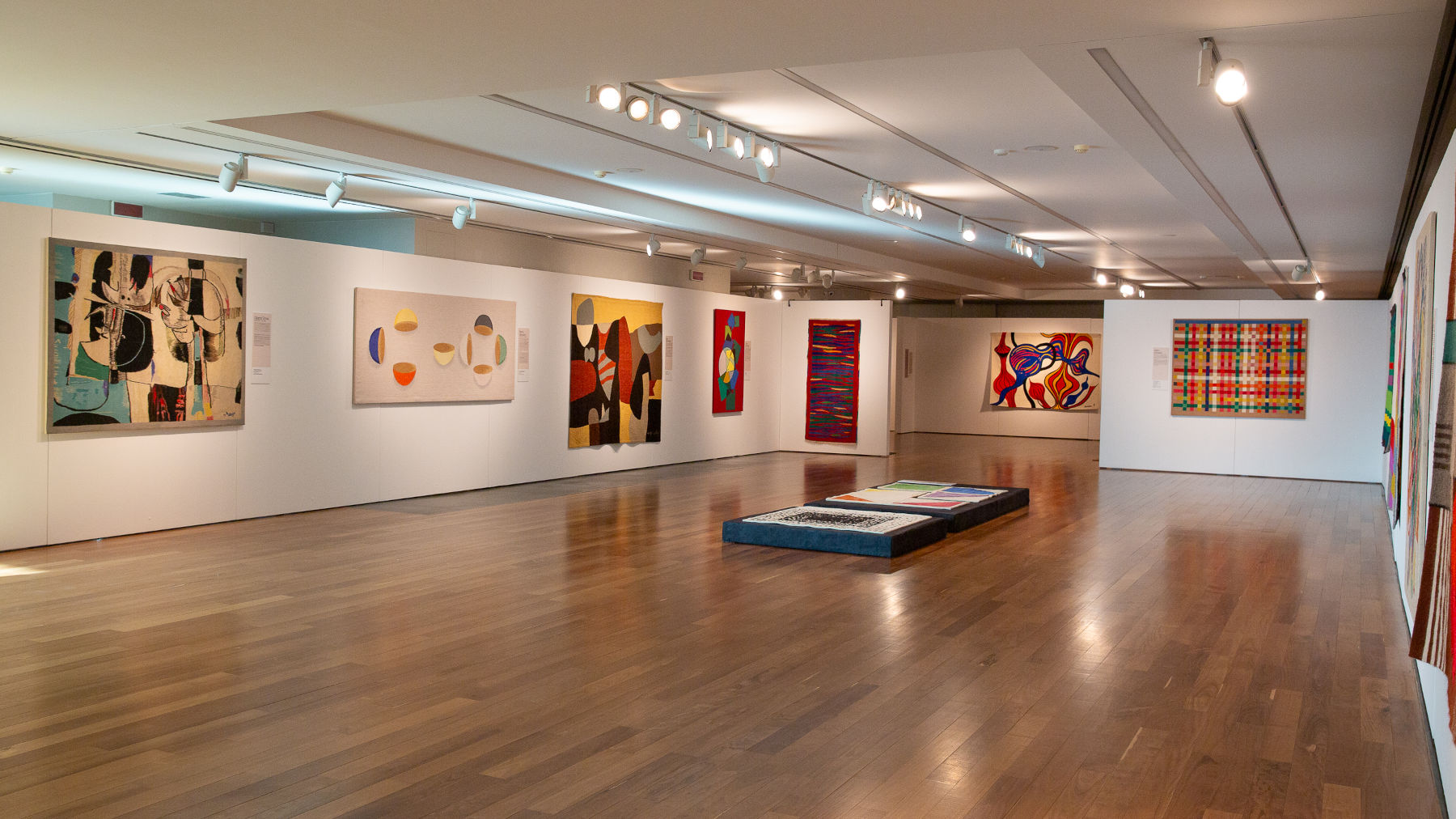 View of the group exhibition Exploratory Textures. Photo: Courtesy of Dino Zoli Foundation