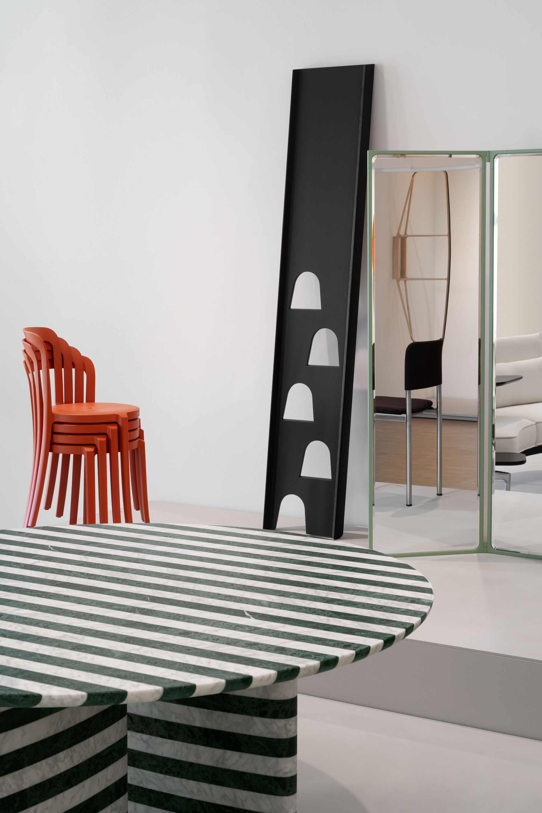 Installation view Edward Barber | Jay Osgerby. Alphabet. photo: Matteo Pasin &copy; Triennale Milano