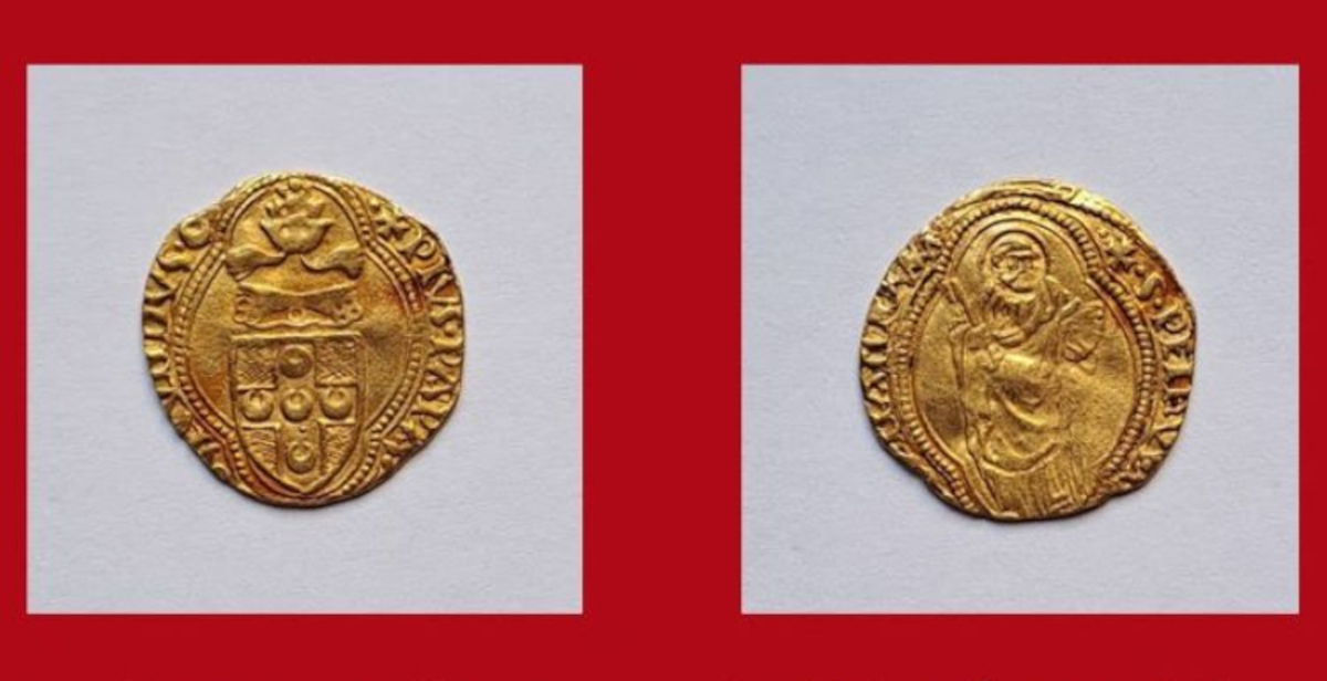 Mantova, Palazzo Ducale acquisisce l'unica moneta d’oro dello Stato Pontificio coniata nella città dei Gonzaga