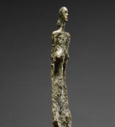 Alberto Giacometti at the Met: the sculptures in the Temple of Dendur in New York.