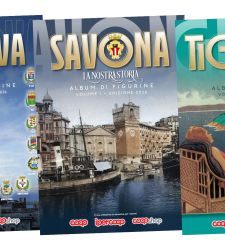 The history of Liguria becomes a collection of stickers: three albums featuring Genoa, Savona, and Tigullio
