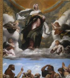 Restoration of Moretto's Assumption in Brescia's Duomo Vecchio completed.