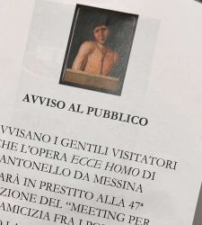 Antonello da Messina&rsquo;s *Ecce Homo*, purchased by the government, has been loaned to the CL Meeting