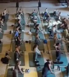 Fitness at the Braidense: the library becomes a gym for an event!