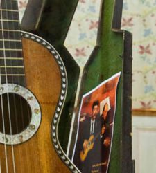 The guitar painted by Degas is on display in Cremona alongside thirty 19th-century instruments