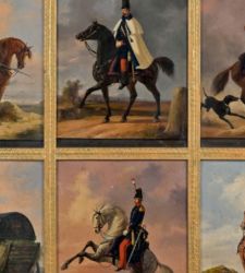 福斯蒂诺-约利在博洛尼亚创作的 "复兴运动 "雕像：展出的 Quarantotto 系列雕像