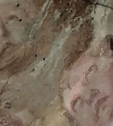 Forl&igrave;, versteckte Fresken in der Kathedrale, m&ouml;glicherweise ein Werk von Guido Cagnacci