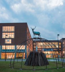 An igloo by Mario Merz in front of the Candiolo Cancer Institute to mark the Foundation&rsquo;s 40th anniversary 