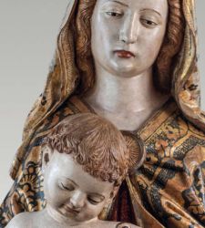 Capua, restored the wooden Madonna by Pietro and Giovanni Alemanno