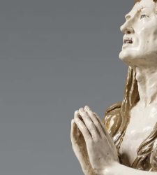 Sul mercato l'enigmatica Maddalena rinascimentale asportata nel '900 dall'eremo di Cascio in Garfagnana