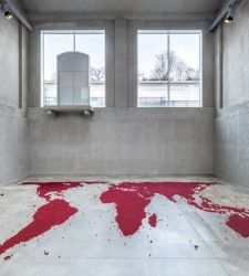 Milan, at Fondazione Prada, Mona Hatoum's site-specific project on the instability and fragility of existence