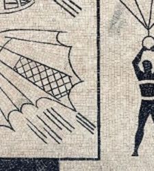 Forli, restored "Mosaics of Flight" open to public in former Aeronautical College