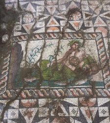 T&uuml;rkei: Seltenes r&ouml;misches Mosaik mit dem Flussgott Eurimedon entdeckt