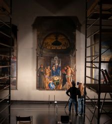 At the Gallerie dell'Accademia in Venice the first full restoration of Bellini's St. Job Altarpiece
