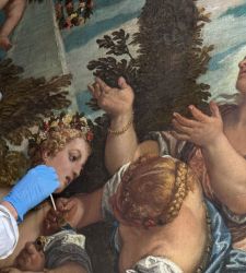 &Agrave; Venise, au Palais des Doges, l'Escalier des G&eacute;ants et &laquo; L'Enl&egrave;vement d'Europe &raquo; de V&eacute;ron&egrave;se sont en cours de restauration