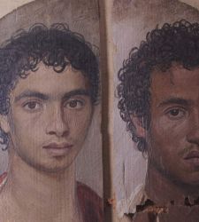 Das &bdquo;Tondo der beiden Br&uuml;der&ldquo;, eines der sch&ouml;nsten Portr&auml;ts aus dem Fayum, wurde restauriert: Es wird in Rom ausgestellt