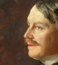 Horne Museum, restored portrait of Herbert Percy Horne, founder of the Florentine house-museum 