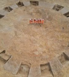 In Norfolk, England, a vast Roman villa discovered during work on a wind farm