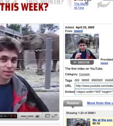 伦敦，维多利亚与艾尔伯特博物馆收购并展出历史上第一部 YouTube 视频