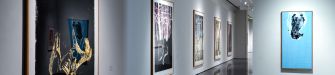 Baselitz in Florenz, umgedrehte Malerei aus der Sicht von zwei K&uuml;nstlern